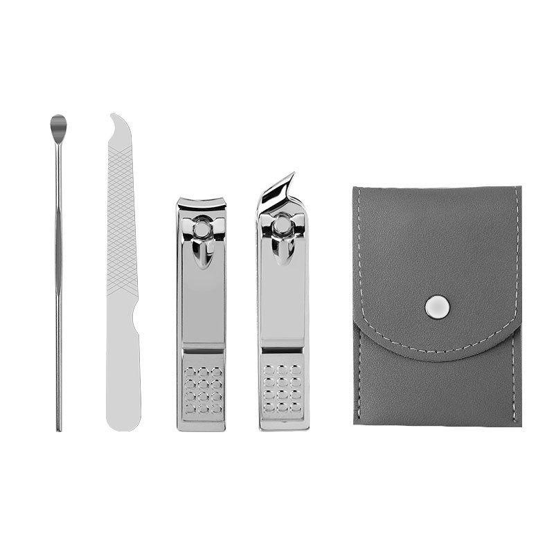 German Precision Stainless Steel Nail Clipper & Scissors Kit for Manicure & Pedicure