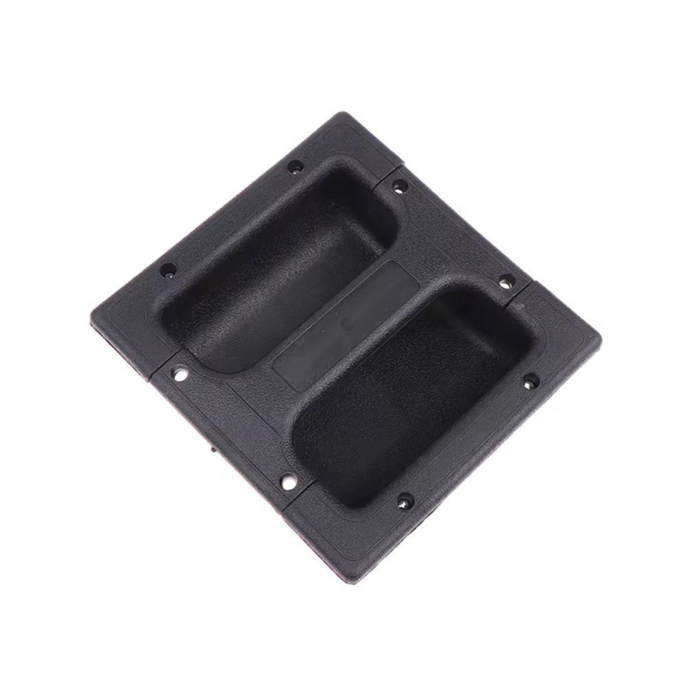 4 Stück Schwarzer versenkter Lautsprechergriff 148x140mm Gitarrenverstärkergriff für tragbare Lautsprecherbox