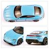 1/36 Alloy Diecast Porsche Taycan Sport Car Model Toy Doors Opend Pull Back Vehicle Model Car for Boys Gifts Collection