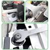 Portable Twin Head Wrench Spanner Crafted for Narrow Environment Rustproof Stainless Steel Confined Spaces Various Fixes