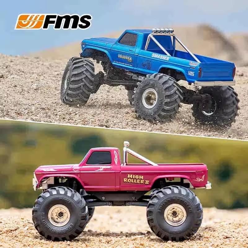FMS 1/24 Crusher Horolezecké auto RC Dálkové ovládání Terénní vozidlo Horolezecké auto Pohon všech kol Elektrické vozidlo Model auta RTR