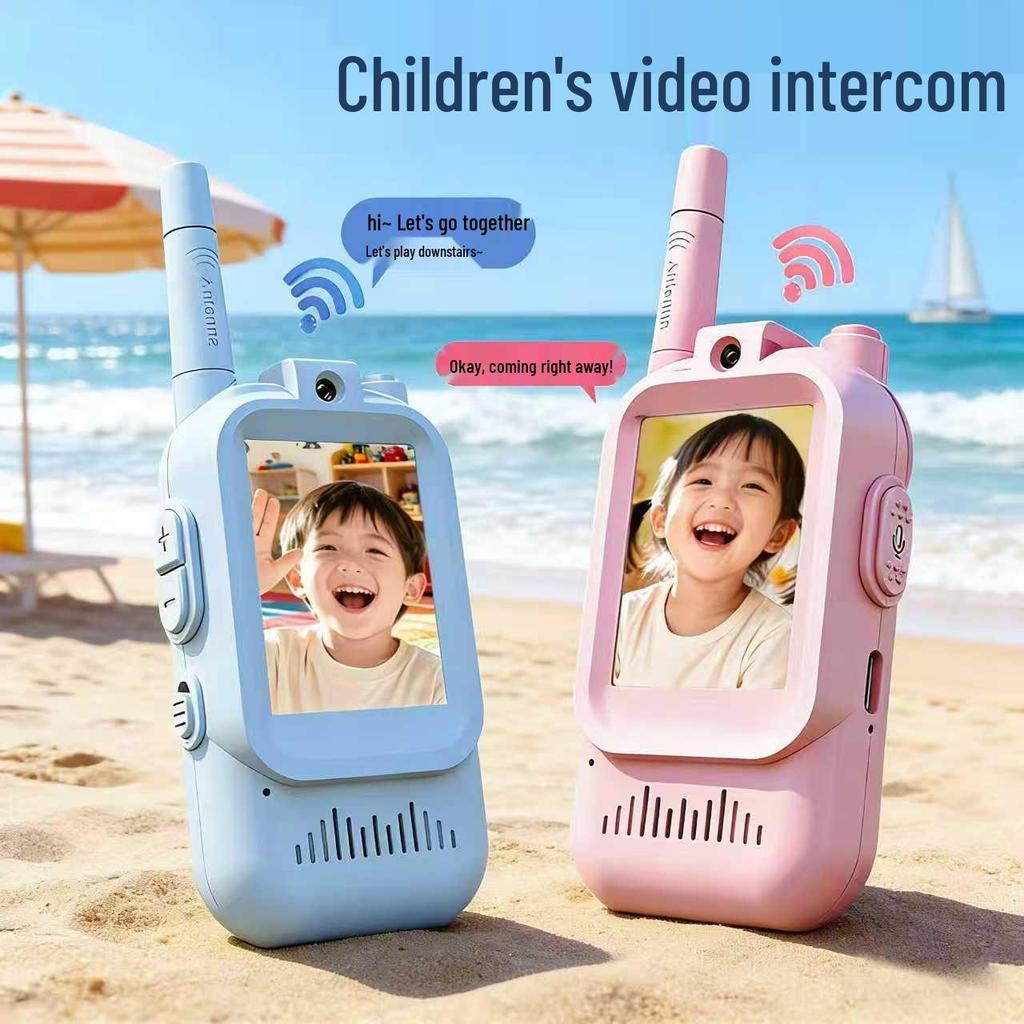 Kids' Video Walkie-Talkie: Parent-Child Wireless Interactive Toy for Home & Outdoor Use