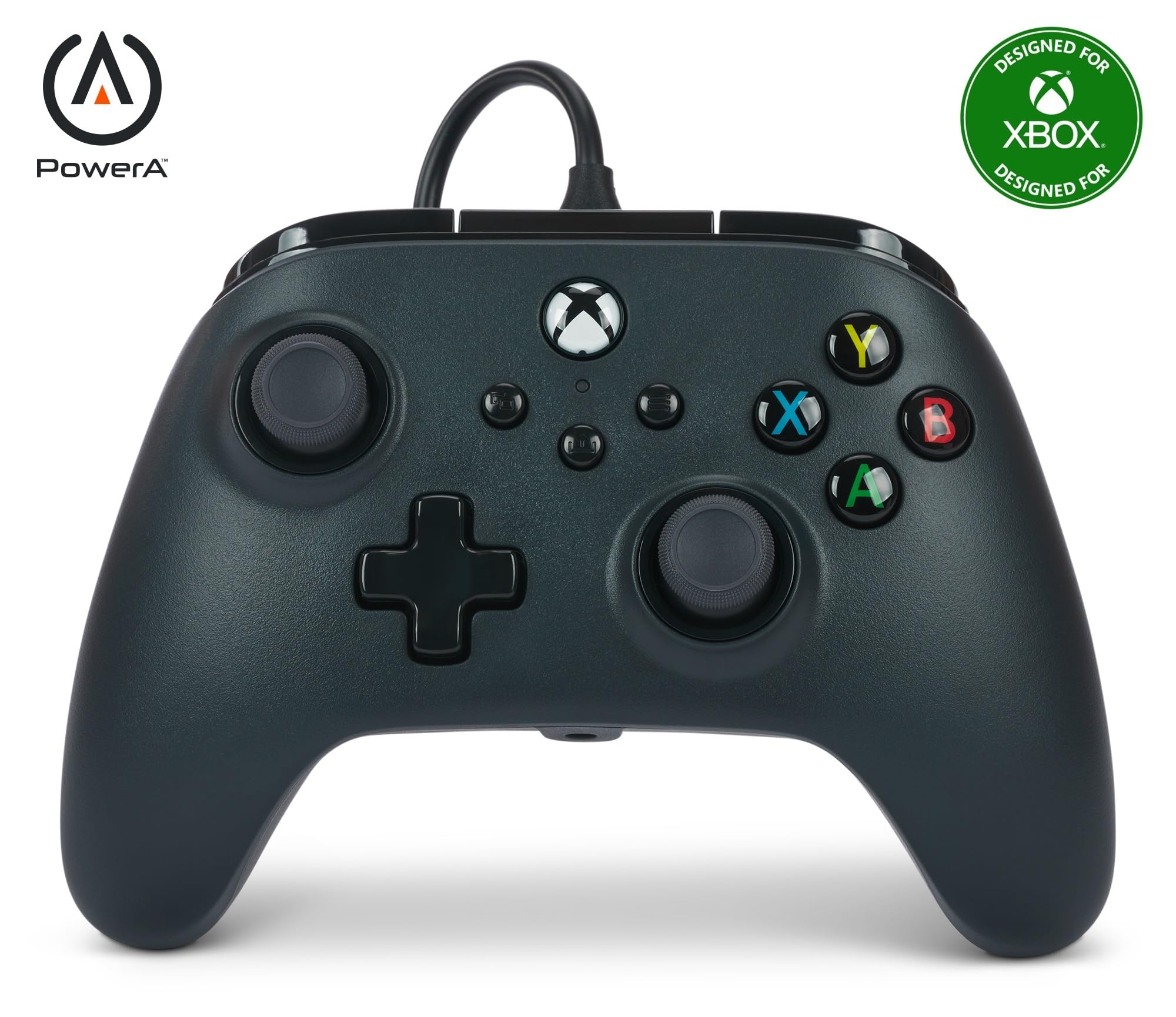 

Рік PowerA Провідний контролер серії Xbox ПК Xbox One для Windows, чорний, функція подвійної вібрації [2 гарантії] XS 10/11 (Офіційна ліцензія) 1519265-01