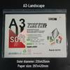 Waterproof Transparent Badge & Document Holder - Large, Soft, Vertical/Horizontal, Fits A5, B6, A4, A3
