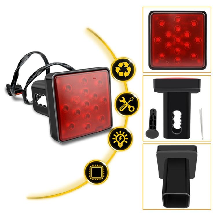 Red Led Truck Trailer RV Tail Lights Turn Stop Brake Running Reverse Light