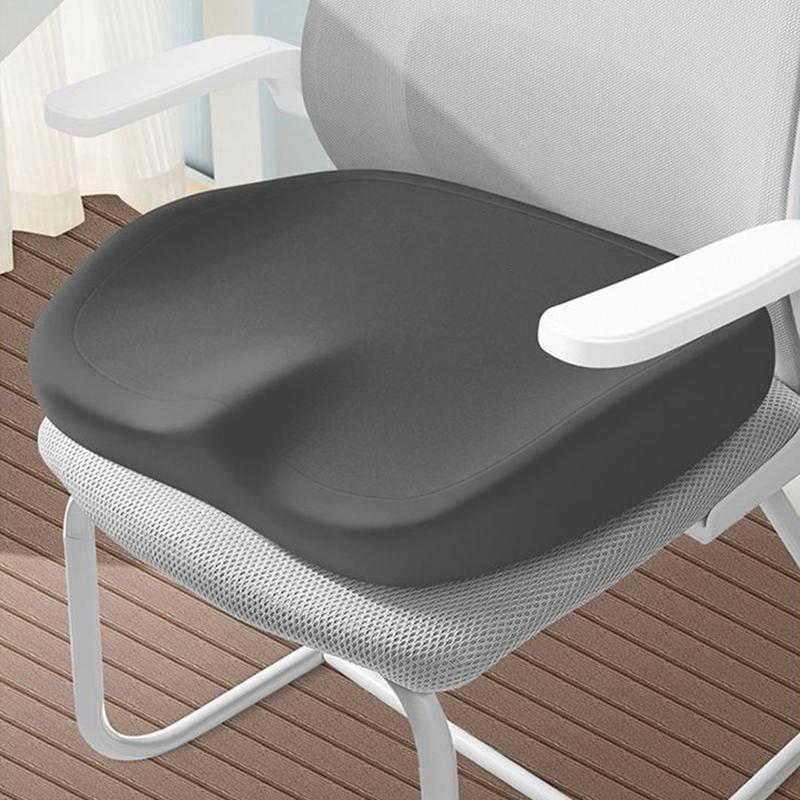 1 Stück Memory-Schaum Sitzkissen für Auto/Bürostuhl Unterstützung mit rutschfester Unterseite Ergonomisches Hüftkomfort-Sitzpolster für langes Sitzen