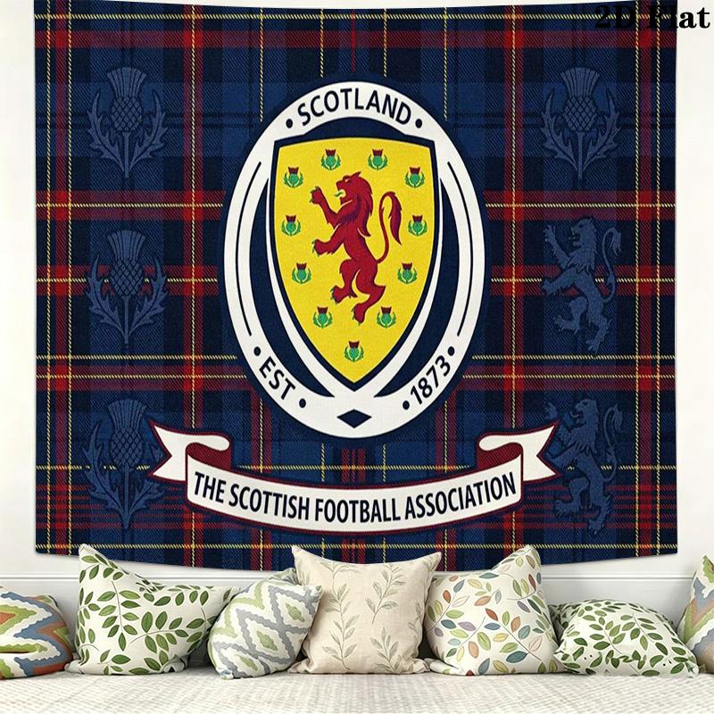 Scotland Wall Tapestry Aesthetic Wall Hanging Printed Fabric Blanket Decorative Tapestries for Bedroom Living Room Home Decor