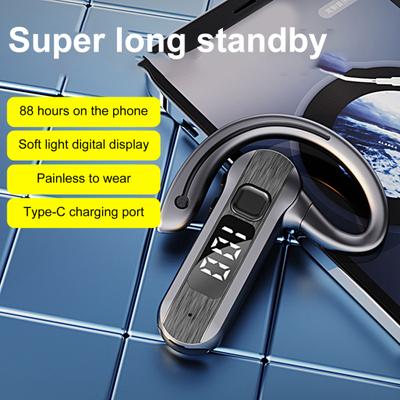 1 Set Drahtlose Kopfhörer Luft Leitung Digital Display 300mAh Ohr Hinten Montiert 5,2 Bluetooth-kompatibel