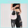 Fashionable Mid-sized Embroidered Pu Crescent Bag For Women In Various Colors