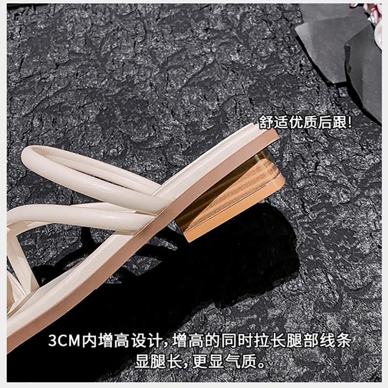 Модные летние женские сандалии для отдыха на открытом воздухе 2024 года в корейском стиле — фото 6