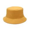 European and American New Solid Color Light Board Double-sided Bucket Hat Outdoor Sunscreen Simple Sun Hat Foldable Basin Hat