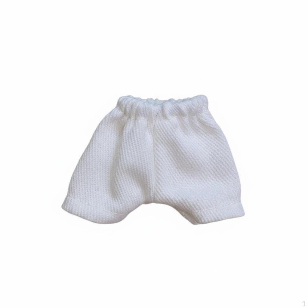 14cm Doll Clothes Easy To Wear BJD Jeans Soft Material Shorts for Kids Dark Blue