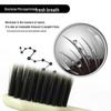 SOKY Wide Head Charcoal Toothbrush