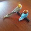 Good Morning Bird Series Gashapon Toys Budgerigar Cockatiel Lovebird Action Figure Model Ornaments Toys