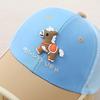 Korean Style Little Pony Embroidered Mesh Baseball Cap for Kids - Sun Protection Duckbill Hat