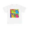 Andy Warhol T-Shirt Vintage Kunstposter Retro 80er Unisex Schweres Baumwoll-T-Shirt Katzen
