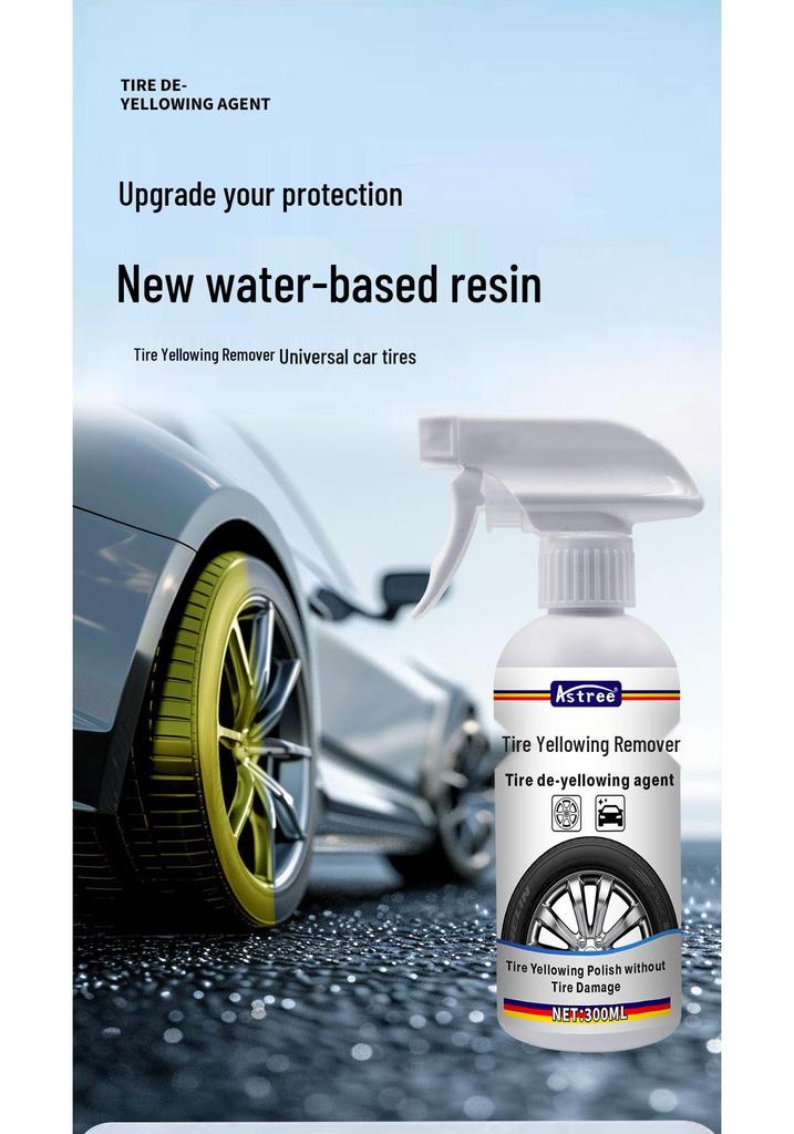 Car Tire Yellowing Removal Foam Cleaner