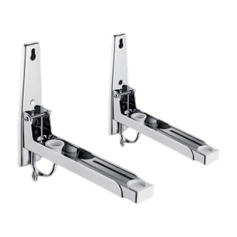 

Expandable Wall Mount Kitchen Shelf Heavy Duty Stainless Steel Oven Holder Organizers For Modern Homes