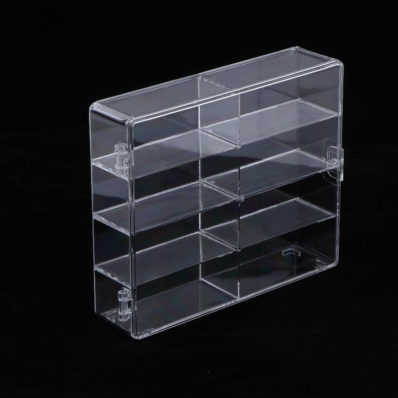 1Pcs Car Model Dust-Proof Display Stand Transparent Toy Car Placement Box Compact Car Model Storage Display Box