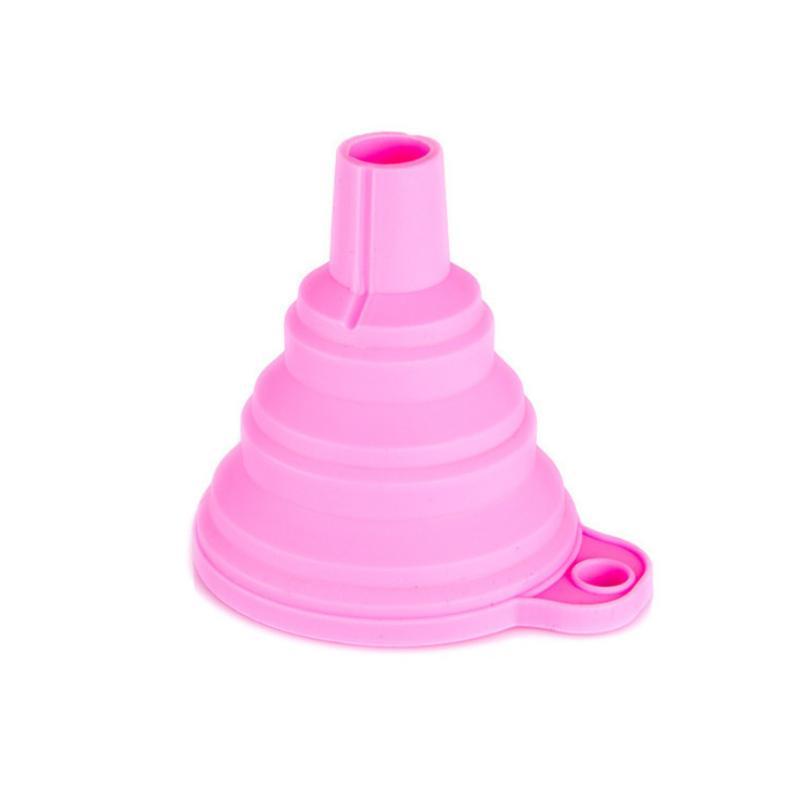 Silicone Collapsible Funnel Food Grade Material Space Saving Design For Kitchen Liquid Transfer Pouring Oil Water Sauce