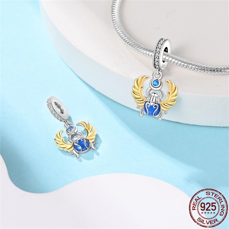 Copper Diy Beads Desert Travel Series-Scarab Charm Fit Panoriginal Bracelet For Women Jewelry Birthday Gift