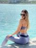 Calças de Yoga ALO de Cintura Alta com Controle de Barriga - Secagem Rápida, Absorção de Suor, Alta Elasticidade, Levanta Bumbum, Leggings para Fitness e Corrida.