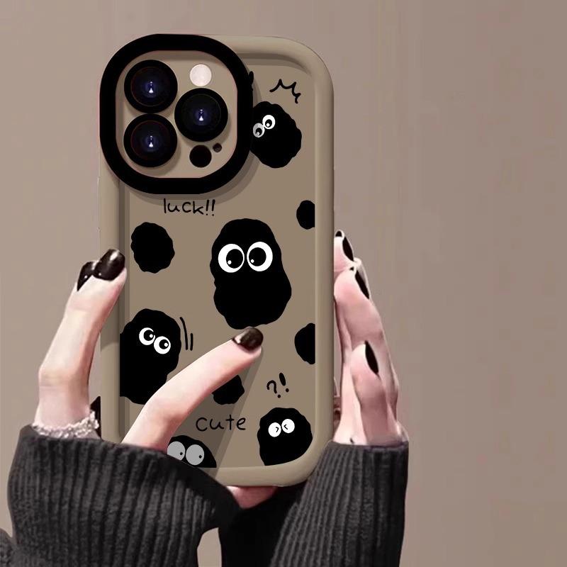 Apple 15promax Mobile Phone Case Painted IPhone 14pro Skin Feeling Puffs 16 13