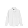 Boy's White Long-Sleeve Shirt for Spring/Autumn - Elementary School Campus Uniform & June 1st Performance Costume.