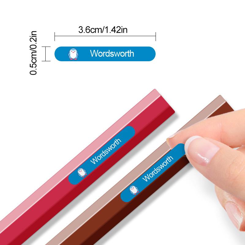 Personalized Waterproof Stickers Custom Name Tags For Drinkware Pens  Children'S Stationery - Reusable Eco-Friendly Design