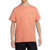 T Shirts Men's Orange Crew Neck Moderate Straight Fit CW1461-863