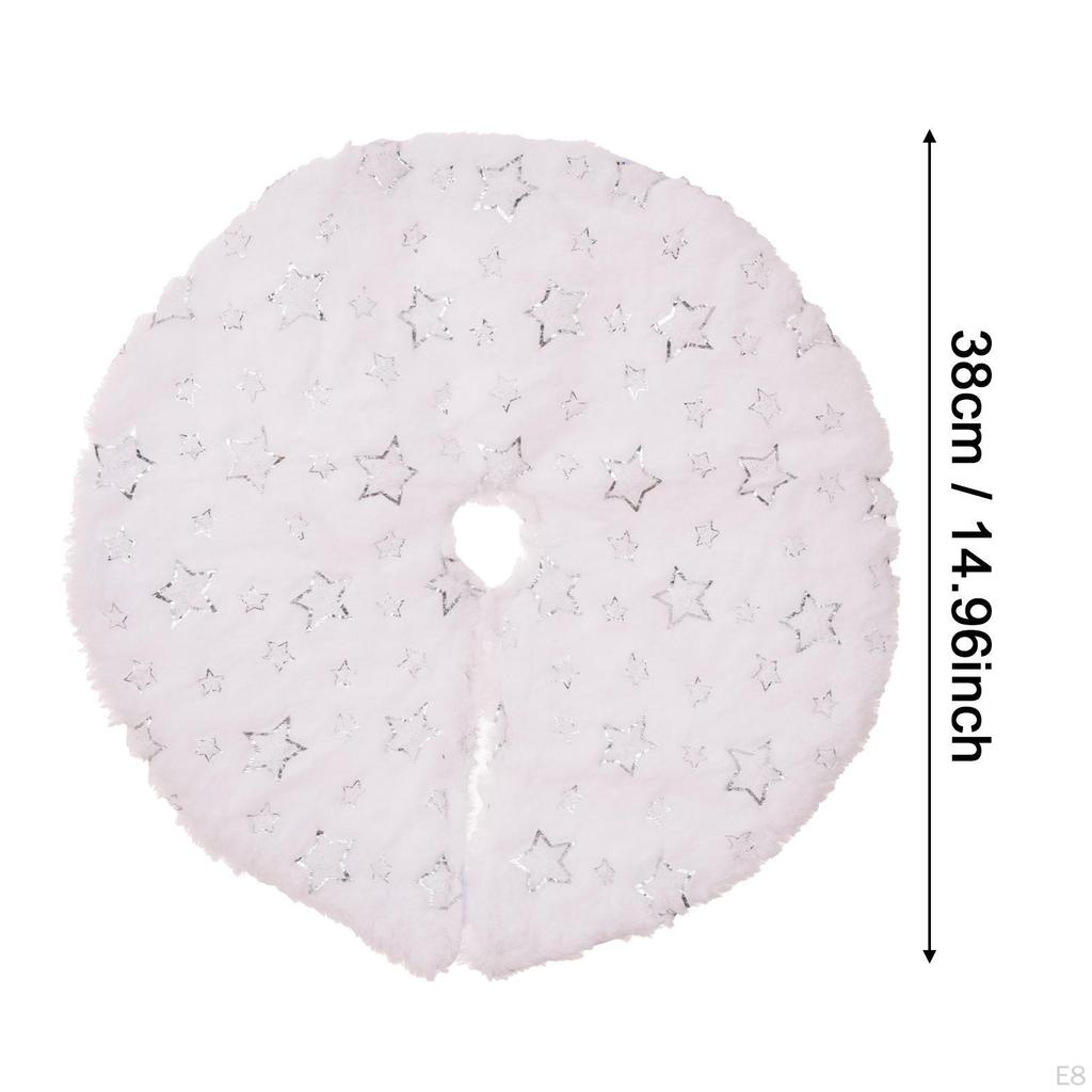 15 Zoll Rock zur Weihnachtsdekoration, Weiß für den Innenbereich