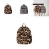 Moderner trendiger Plüschrucksack mit Leopardenmuster für Kinder, ideal für den täglichen Gebrauch