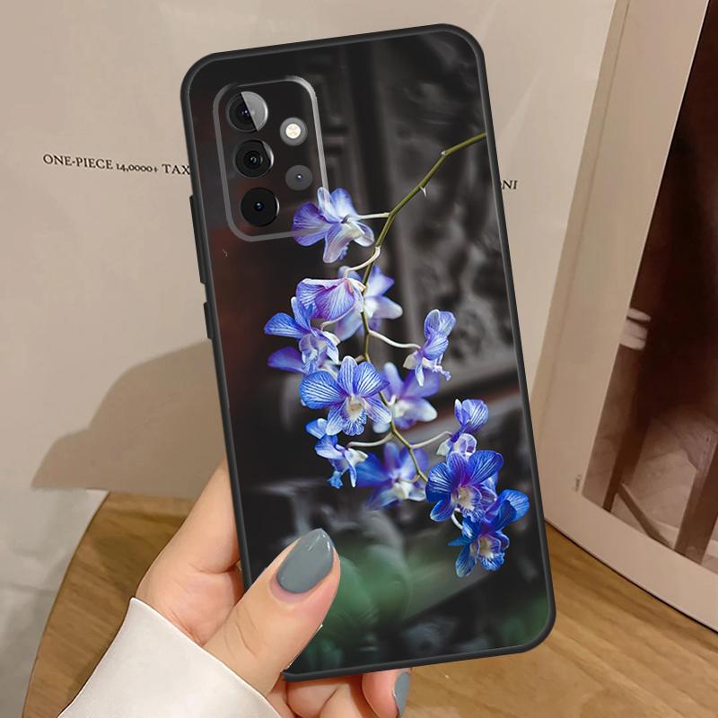 Orchid Flowers Colorful Phone Case For Samsung Galaxy A32 A52 A12 A53 A33 A23 A13 A54 A34 A14 A51 A15 A25 A35 A55