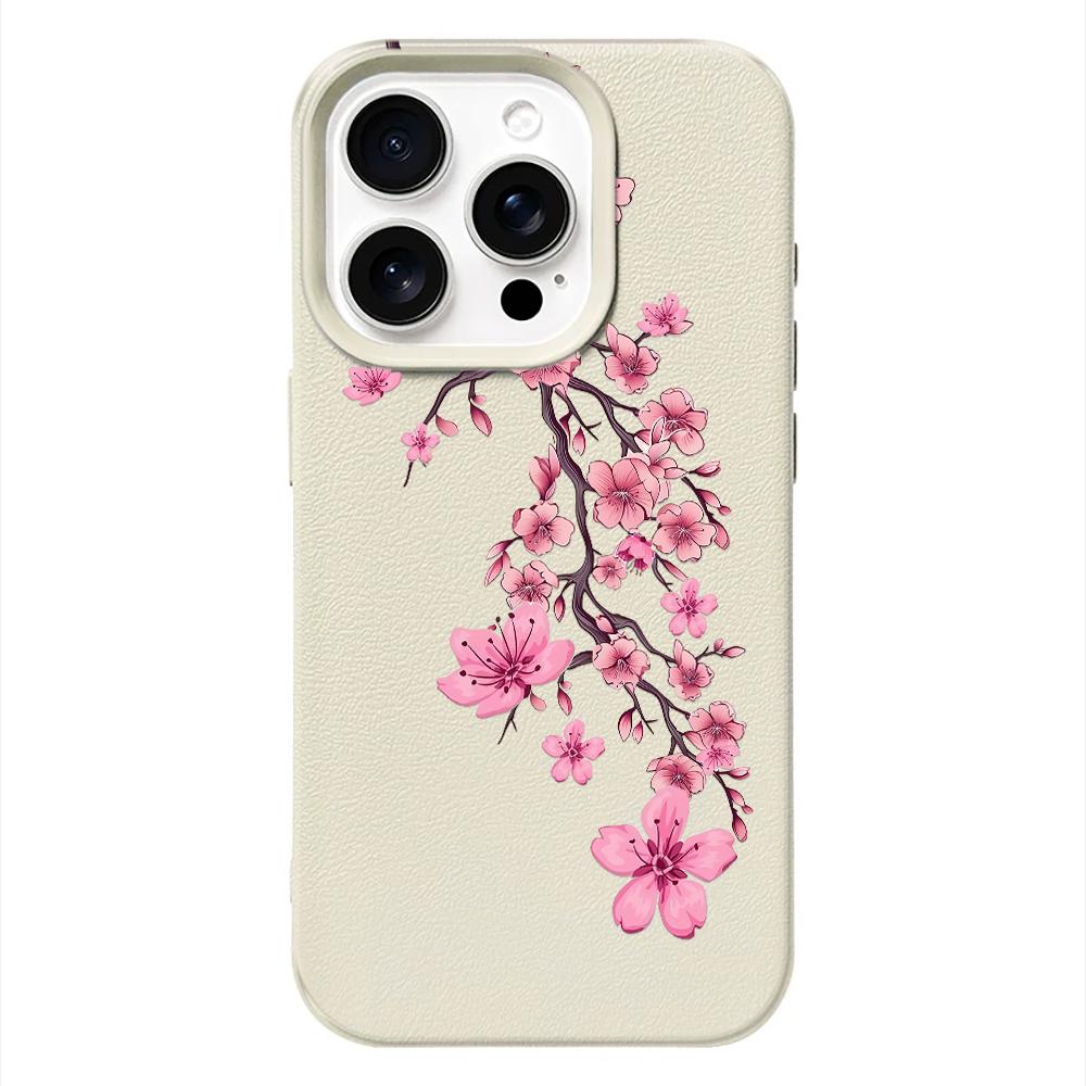 

Cherry Blossom Phone Case For Samsung A05S A06 07 15 16 34 35 53 54 55 S23 24 25 Ultra S24 FE A17 26 36 56 Protective Cover Samsung A16