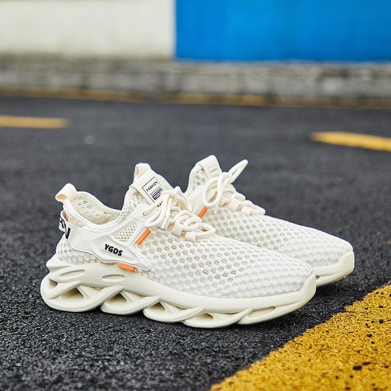 New Summer Flying Woven Shoes Korean Sports Women's Mesh Breathable Student Casual Shoes Flat Running