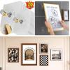 [2/5/10/20PCS] Self Adhesive Punch Free Wall Hook for Hanging Pictures and Frames for Home Decor Organization Hardware Accessories