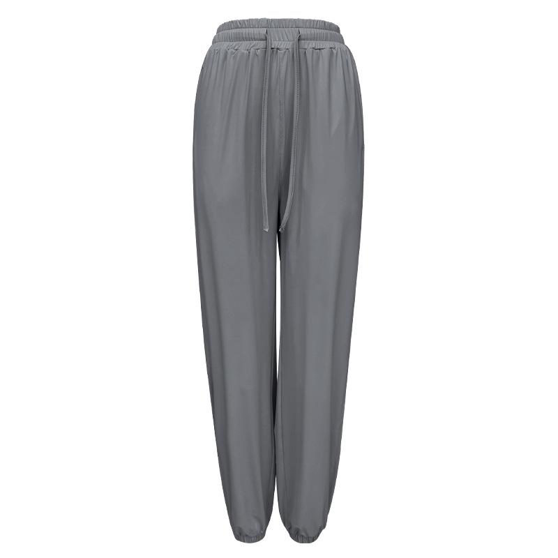 

Женские спортивные брюки из ледяного шелка свободного кроя UPF 50+: Летний уличный быстросохнущий солнцезащитный крем с защитой от УФ-лучей. XL