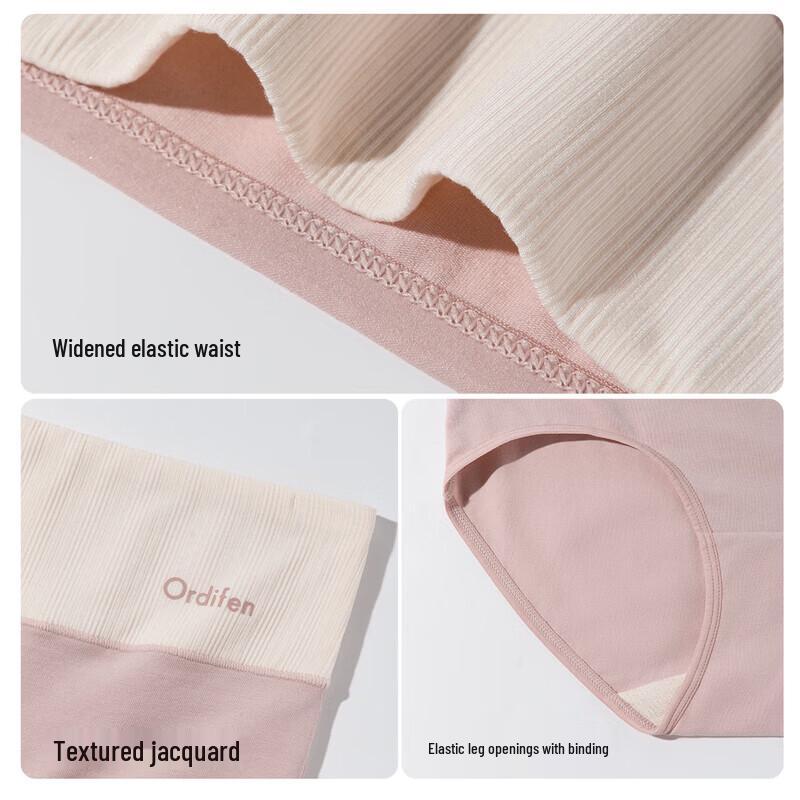 Audifen Women's High-Waist Cotton Briefs