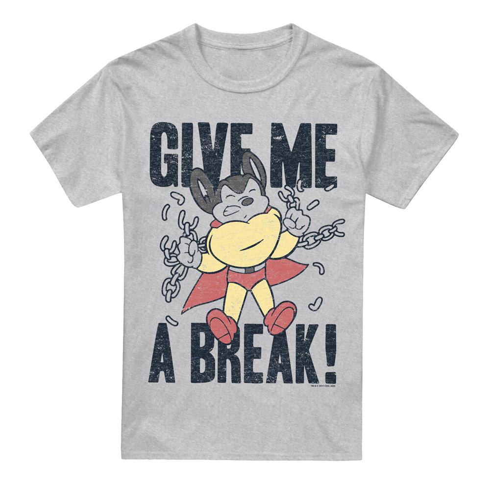 Mighty Mouse Mens Give Me a Break T-Shirt