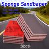 Car Paint Plastic Metal Sanding and Polishing Square Sponge Sandpaper Square Dry Grinder Sandpaper Flocking