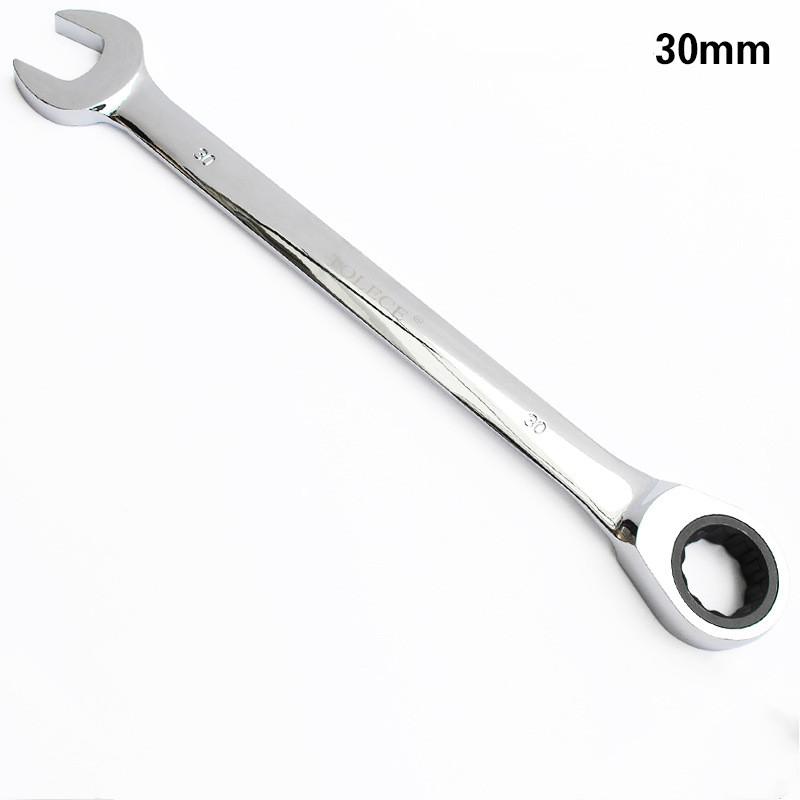 Ratchet Combination Wrench Set Fine Tooth Gear Ring Torque and Socket Wrench Set Nut Tools for Repair Open End Wrench