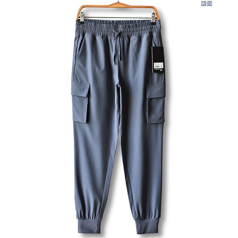 

Export Summer Women s Woven Quick-Drying Elastic Outdoor Work Clothes Multi-Pocket Sun Protection Sports Skinny Jeans Ninth Pants 178 Tay Blue S