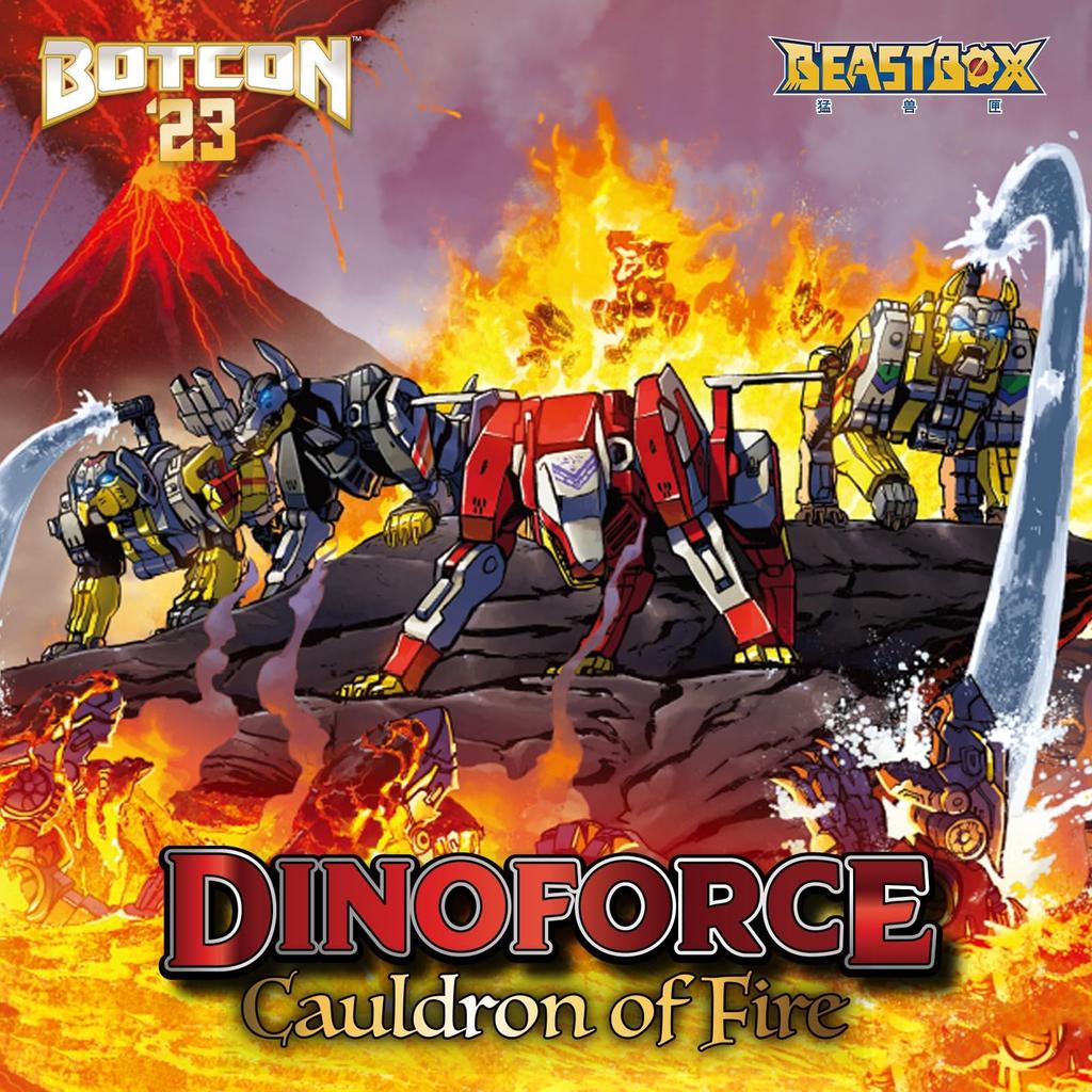 BEASTBOX 52TOYS BOTCON Exclusive of 4 Transforming The Four Robots Can Be Combined and Transformed Into Different Highly Articulated Action Transforms