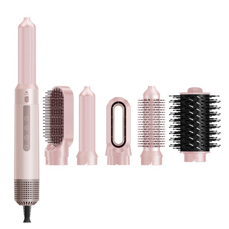 Zes-in-één Hoge Snelheid Hete Lucht Borstel: Multifunctionele Krul- & Stijltang Haardstyling Set