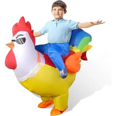 Inflatable Clothing Rooster Fun Inflatable Clothing Role-playing Children's Halloween Christmas Role-playing Party Performance