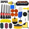 15-Piece Car Air Outlet & Gap Cleaning Brush Set