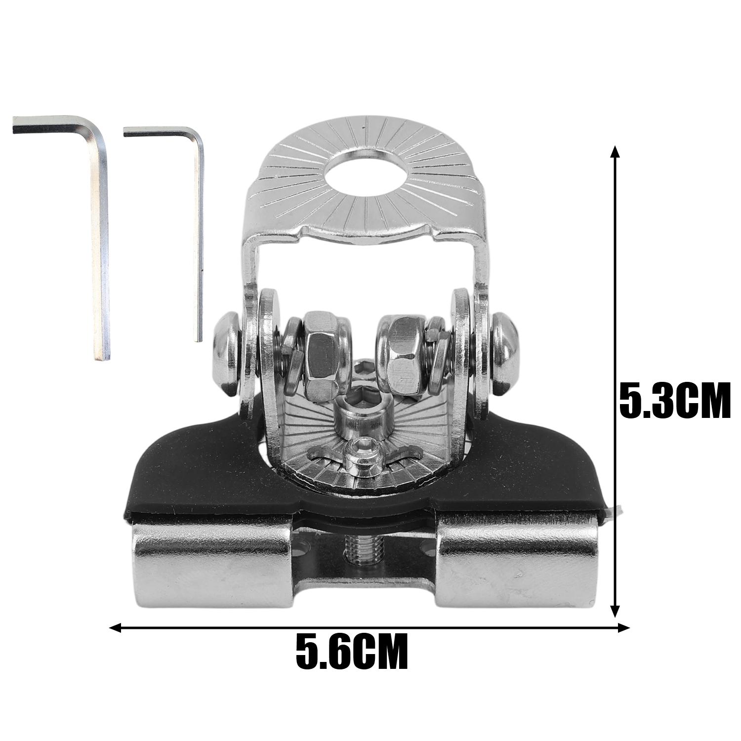 For Off-Road Jeep Truck SUVLED Light Bar Mounting Bracket Universal Hood LED Light Bar Mounting Bracket Fog Lights Holder серебряный