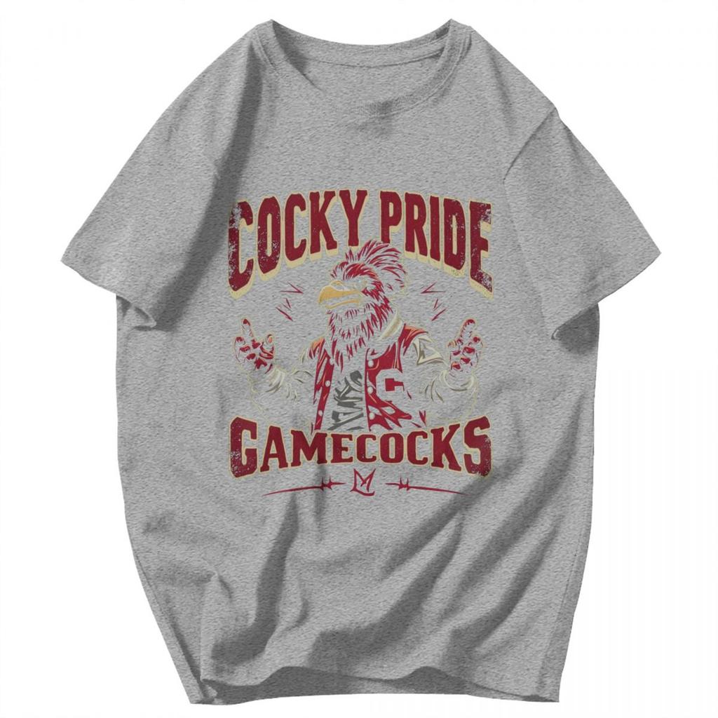 Men T Shirt Gamecock Funny Idea Y2K Graphic Crewneck Unisex Tops T Shirts