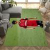 Football Player Jersey Area Rug Suitable for Game Room Study Room Outdoor Playrooms Anti-slip Rug Decorate Offices Perfect Birthday/Christmas Gift Ide