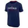 Washington Capitals 2025/26 Maglietta NHL Autentica Pro Rink Tech Blu Navy